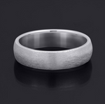 Mens Wedding Band Solid Sterling Silver