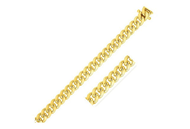 14k/10k White Franco Chain and Lite Comfort Cuban Chain