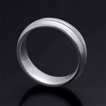 Men's Wedding Band Anniversary Ring Solid 925 Sterling Silver 6mm