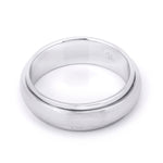 Mens Rotating Wedding Band Ring Authentic Sterling Silver Comfort Fit