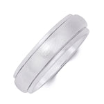 Mens Rotating Wedding Band Ring Authentic Sterling Silver Comfort Fit