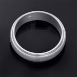 Mens Rotating Wedding Band Ring Authentic Sterling Silver Comfort Fit