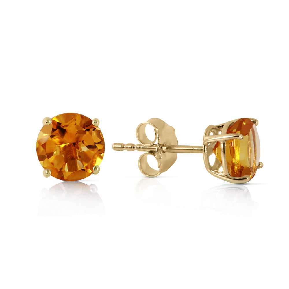 0.95 Carat 14K Solid Gold Somebody To Love Citrine Earrings