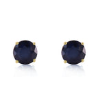 0.95 Carat 14K Solid Gold Don't Bargain Love Sapphire Earrings