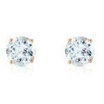 3.1 CTW 14K Solid Gold Anchors Away Aquamarine Earrings