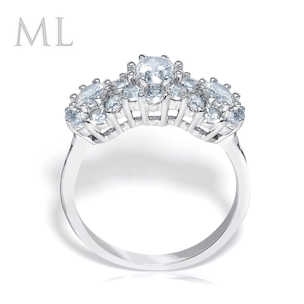 1.25 CT Brilliant ROUND CUT Wedding Promise RING Bridal Jewelry Size 6-9