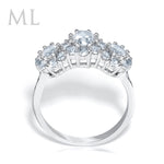 1.25 CT Brilliant ROUND CUT Wedding Promise RING Bridal Jewelry Size 6-9
