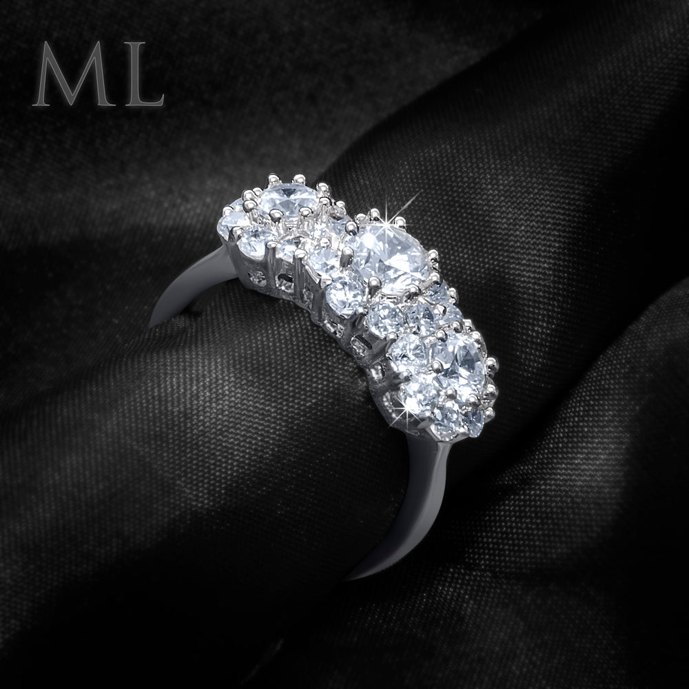 1.25 CT Brilliant ROUND CUT Wedding Promise RING Bridal Jewelry Size 6-9