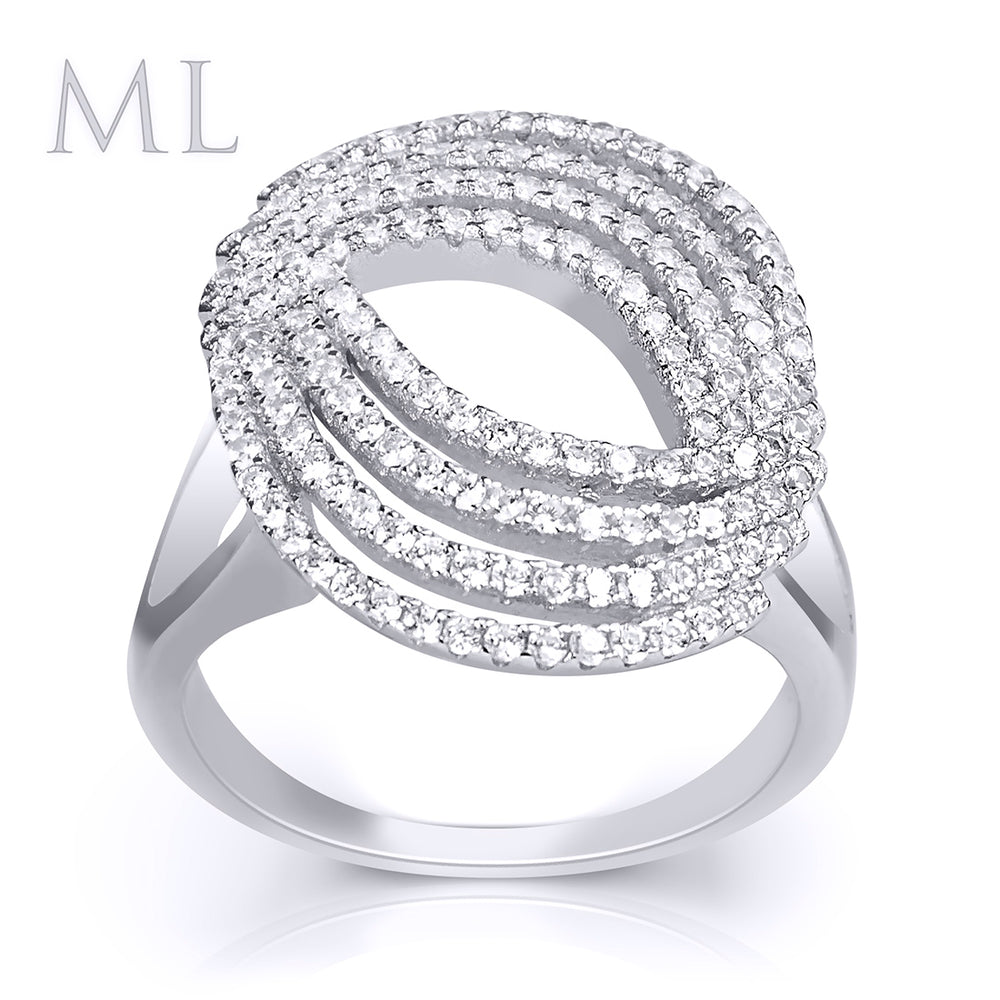 1.0 CT Wedding Bridal RING Brilliant ROUND CUT White Gold Plated SIZE 5-9
