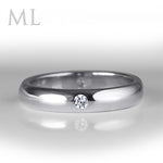 Women's Elegant Wedding BAND Engagement RING White Gold Plated SIZE 6-9