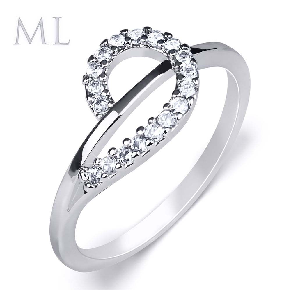 0.40 Carat CT Wedding BAND Engagement Promise RING White Gold Plated SIZE 5-9