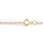 14K Solid Yellow Gold Necklace With Natural Pearl Pendant  Cage Water Drop Spiral Design