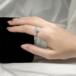 1.25 Carat Promise Engagement RING Princess Cut White Gold Plated Size