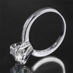 2 Carat CT Promise Engagement RING Round Cut White Gold Plated SIZE 5-9