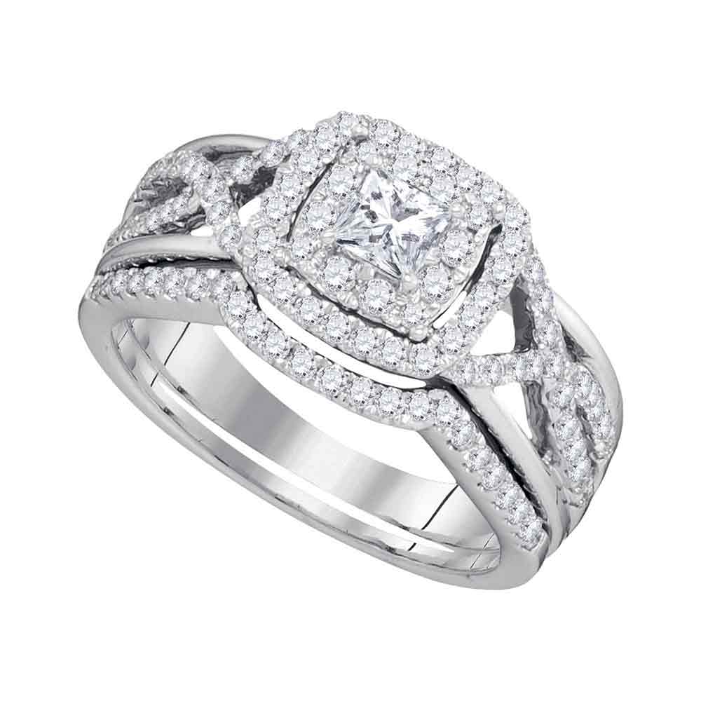 7/8CTW-DIA 1/4CT-CPR BRIDAL SET
