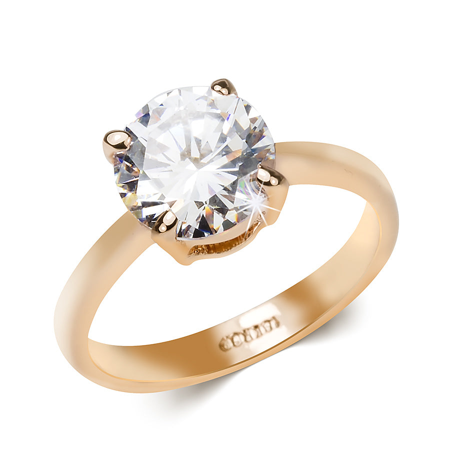 1.25 CT Wedding Engagement Fashion Ring Rose Gold Plated Size 5-9