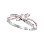3/8CTW-DIA 1/4CT-CRD BRIDAL RING