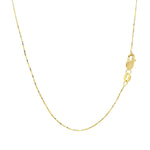 18k Yellow Gold Box Chain 0.6mm
