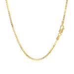 14k Yellow Gold Classic Box Chain 1.4mm