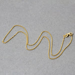 14k Yellow Gold Round Cable Link Chain 1.2mm