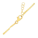 14k Yellow Gold Childrens Bracelet with Bar and Enameled Turtle