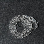 14k White Gold Diamond-Cut Bead Chain 1.0mm