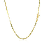 10k Yellow Gold Mariner Link Chain 1.7mm