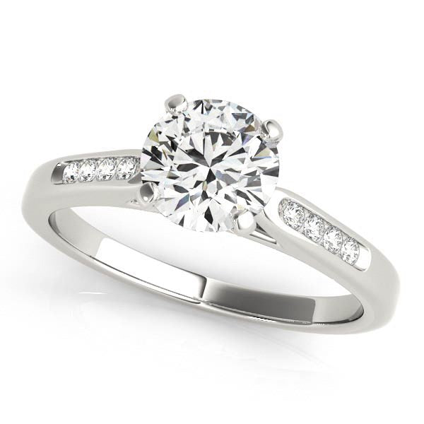 14K White Gold Single Row Diamond Engagement Ring (1 ct. tw.)