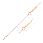 Extendable Cable Chain in 14k Rose Gold (1.2mm)
