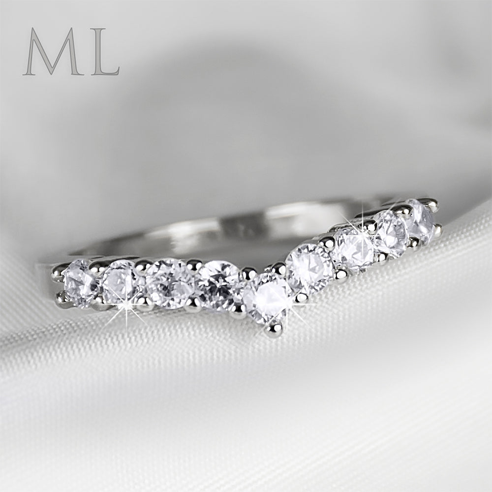 0.5 Carat CT ROUND CUT Wedding Band Engagement RING Gold Plated SIZE 5-9