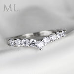 0.5 Carat CT ROUND CUT Wedding Band Engagement RING Gold Plated SIZE 5-9