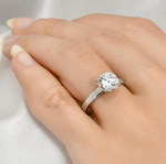 Sterling Silver 2.00 Ct Round Cut Solitaire Wedding Engagement Ring