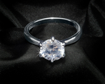 2.5 Carat Round Cut Solitaire Bridal Engagement RING Sterling Silver