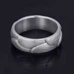 7mm Men's Wedding Band Ring Authentic Sterling Silver
